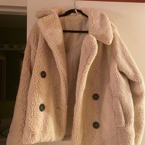 Free People Teddy Jacket Size Small